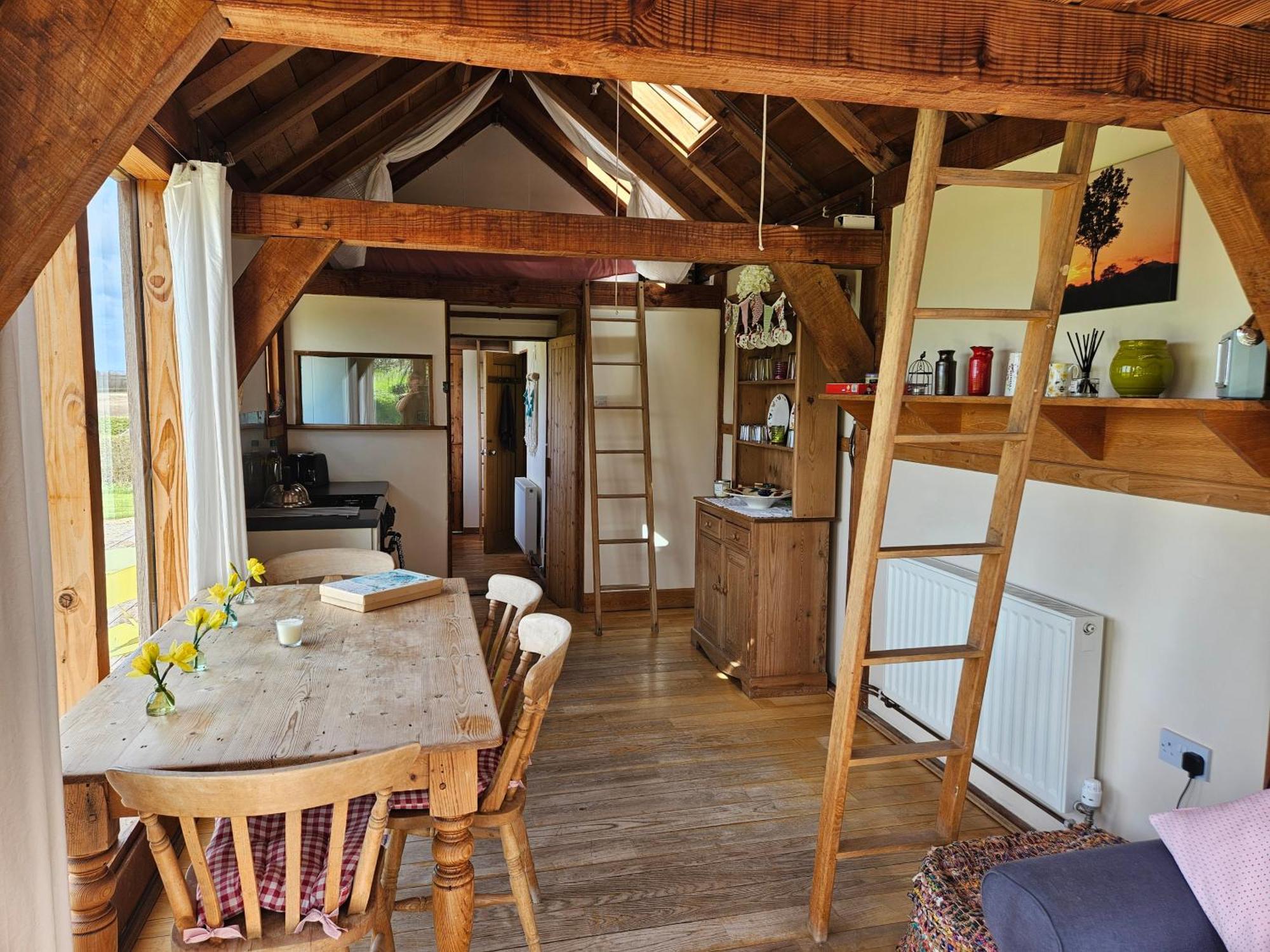 Log Cabin At The Old Summer Dairy Glastonbury Somerton  Luaran gambar